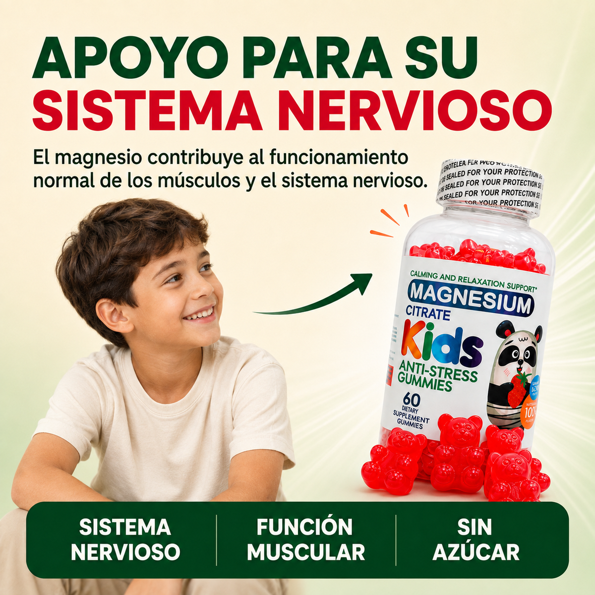 GOMITAS RELAJANTES DE MAGNESIO